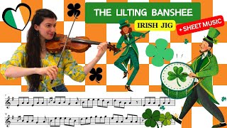 quotThe Lilting Bansheequot Irish Jig  Violin Tutorial  sheet music PDF [upl. by Nitsyrc]