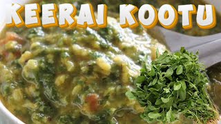 Keerai Kootu in Tamil  Keerai Kulambu in Tamil  Keerai Sambar Recipe  Keerai Masiyal [upl. by Airret]