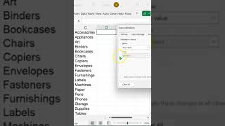 Shorts  Microsoft Excel  Searchable Dropdown List Excel Searchable Dropdown [upl. by Adnahsed]