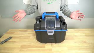 Prolux Tool Box Vac  Unboxing Assembly and Overview [upl. by Jerad]