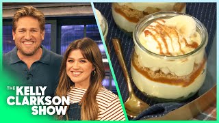 Kelly Clarkson Makes Banoffee Pie With Curtis Stone [upl. by Akinahs]