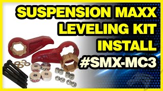 Suspension Maxx Leveling Kit w Shock Spacer Install 11 Duramax SMXMC3 [upl. by Carli]