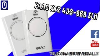 Come Programmare un Telecomando Faac XT2 433868 SLH [upl. by Leirvag]