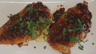 Escalopes de poulet caramelisées au miel et sauce soja [upl. by Papst167]