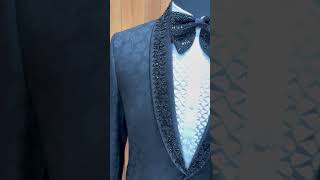 Midnight Black Jacquard Blazer Ifoxtrendfashion ahmedabad fashion [upl. by Eelydnarb662]