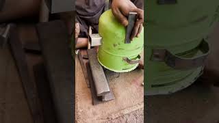 Manufacture of Iron Stoveshandmadetechwork iron working iron stove viralvideo subscribe [upl. by Talanta494]