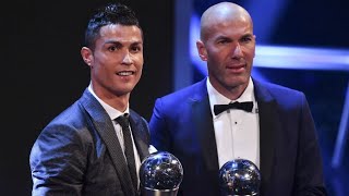 Prix Fifa  Ronaldo meilleur joueur Zidane meilleur entraîneur [upl. by Ozan]