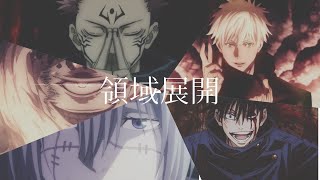 【呪術廻戦】領域展開まとめ祭りjujutsukaisen 『Domain Expansion 』 [upl. by Ullund]