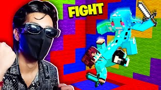 MY FRIEND VS ME MINECRAFT DROPPER CHALLENGE KronicOP [upl. by Rriocard]