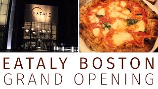 EATALY IN 2 MINUTES  Eataly Boston Grand Opening [upl. by Lamarre225]