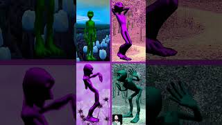 Green 😎 Alien dance vs Dami to cosita greenalien trending shortsvideos [upl. by Isayg]