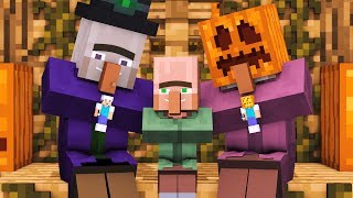 Villager amp Witch Life FULL ANIMATION  Alien Being Minecraft Animation [upl. by Airekal869]