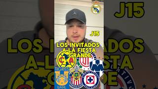 Así concluyó la jornada número 15 hubieron muchos movimientos America chivas Cruzazul toluca [upl. by Giovanni]