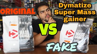 Dymatize Super Mass Gainer Fake VS Original  Kaise Kare Asli Gainer Ki Pehchaan WATCH TILL ENDDb [upl. by Kathye603]