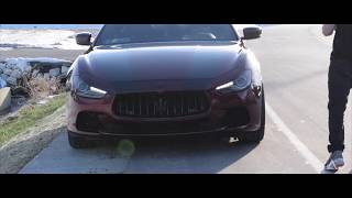 Maserati Ghibli 2014 KPMF Wrap Transformation AVD  Red Black Iridescent  2018 [upl. by Haikan]