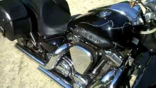 Yahama Road Star 1700 Exhaust Sound LOUD [upl. by Geraud]