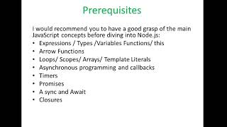 02 Prerequisites before starting Nodejs [upl. by Eninaej87]