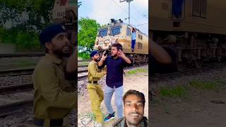 Train Na Chalne Par Police Ayi  Sujal Thakral shorts youtubeshorts funny train police [upl. by Aryk]