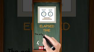 What is Elapsed Time  Simple Math Definition in 30 Seconds  MATHalino123 [upl. by Standice]