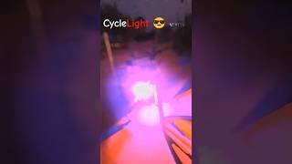 cycle light 2024 ll😍👑🔥 youtubeshort automobile cyclemodified pcrlight red blue led light [upl. by Ellesirg]