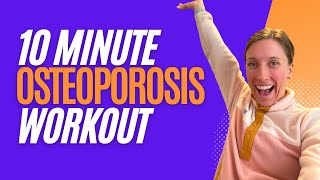 10 minute workout for stronger bones with osteoporosis led by a physical therapist [upl. by Everson]