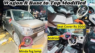 Maruti Suzuki Wagon R Modified with Price  Wagon R lxi modification  wagon r Lxi to Zxi modified [upl. by Notlok442]