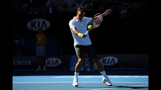 Roger Federer vs Xavier Malisse  Australian Open 2011 3rd Round Highlights [upl. by Obla]