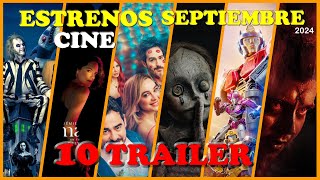 🎬 10 TRAILER CINE Septiembre  ESTRENOS ESPAÑOL 2024 [upl. by Deana]