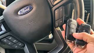 How to program a ford F150 flip key remote fob 20152021 [upl. by Morven]