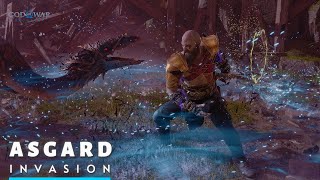 GENERAL Kratos INVADES Asgard  God of War Ragnarok Gameplay  No Damage  MAX Hybrid Armour  GMGoW [upl. by Gazo391]