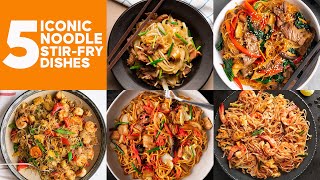 Top 5 ICONIC Noodle StirFry Dishes  Marions Kitchen [upl. by Assirok]