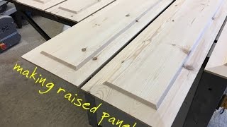 Making raised panels on the table saw [upl. by Aneehsor]