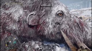 Killing the Bloodtusk Mammoth in Farcry Primal [upl. by Baten]