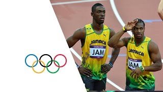 Mens 4x100m Round 1 Highlights  Jamaica amp USA Win  London 2012 Olympics [upl. by Ynots332]