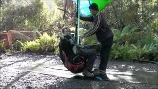 Greg at Eagle Hang Gliding Tahune Forest Tasmania [upl. by Aniras]