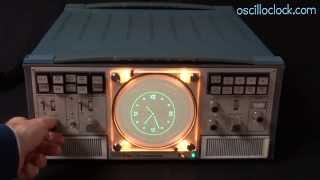 Tektronix 520A VectorClock from Oscilloclockcom [upl. by Mitchel877]