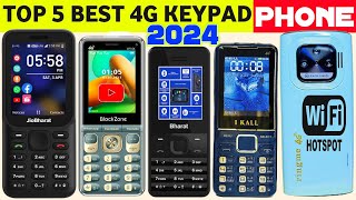 Top 5 Best 4G Keypad Phone 2024 🤫 4G Keypad Phone  5G Keypad phone  Under ₹999 [upl. by Wyler]