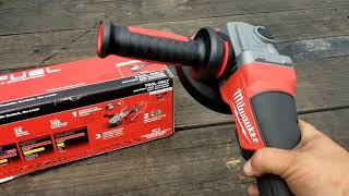 Milwaukee Fuel Angle Grinder 278020 21 22 22HD First Thoughts and Use [upl. by Buschi]