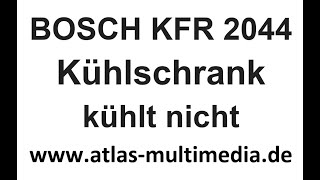 Bosch KFR2044 kühlt nicht mehr innen aufgebläht eine Reparatur Möglichkeit [upl. by Stodder]