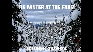 FARM SNOWSHOE IN OCTOBER [upl. by Townie]