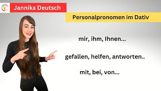 Dativ und Personalpronomen learngerman deutschkurs deutschlernen germancourse dative [upl. by Hilliard617]