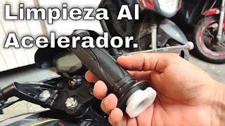 Acelerador Duro o Pegado  Solución NickRider [upl. by Arekahs672]