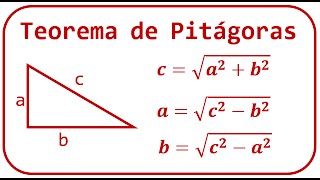 Teorema de Pitágoras  Explicación y ejemplos  RiveraMath [upl. by Nyleimaj]