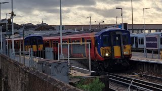 Trains at Clapham Junction [upl. by Ellerrad]