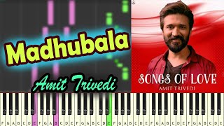 Madhubala  Amit Trivedi  EASY Piano Tutorial [upl. by Dorrahs]