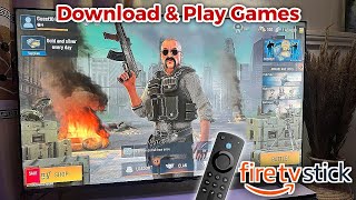 Fire TV Stick How to Download and Play Games [upl. by Brandes]