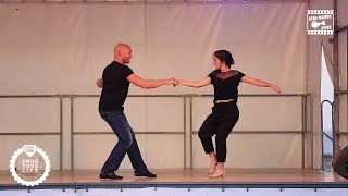 Olivier amp Virginie  Démo West Coast Swing  SWOB 2017 [upl. by Aerdno]