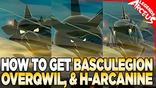 How to Get Basculegion Overqwil amp Hisuian Arcanine in Pokemon Legends Arceus [upl. by Nymrak]