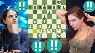 Nice chess game 2  Alexandra Botez vs Tania Sachdev 2 [upl. by Annabel471]