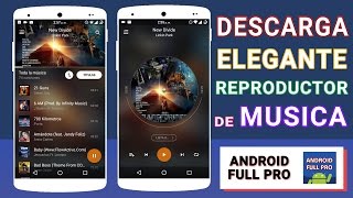 Nuevo Elegante y Ligero Reproductor de Música Para Android  APK  Android Full Pro◀︎ 2016 [upl. by Nelleh]